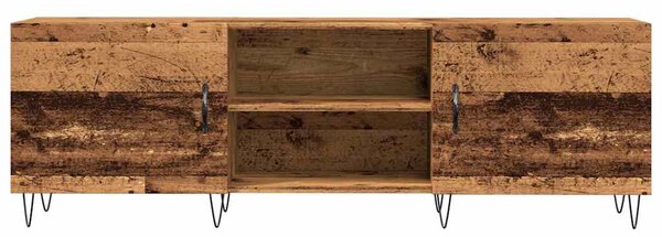 Antik fa színű szerelt fa TV-szekrény 150 x 30 x 50 cm