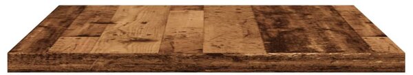 4 db antik fa színű szerelt fa fali polc 60 x 30 x 1,5 cm