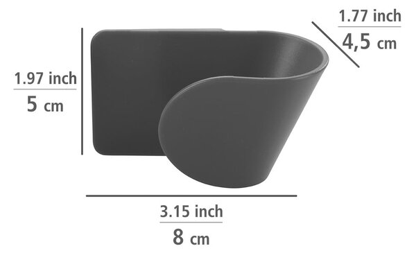 Öntapadós műanyag fedőtartó készlet 8 db-os - Wenko