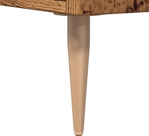 Antik fa színű szerelt fa tálalószekrény 100 x 36 x 60 cm