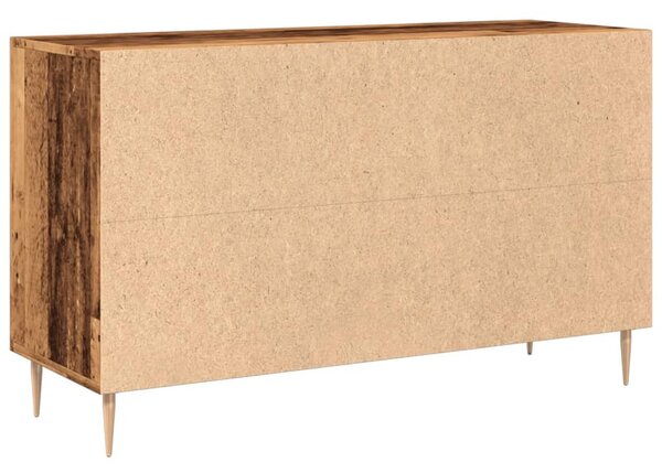 Antik fa színű szerelt fa tálalószekrény 100 x 36 x 60 cm