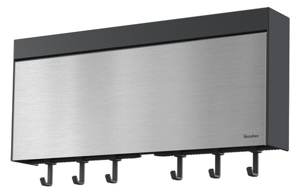 Tango Inox fali papírtörlő és fólia tartó - Metaltex