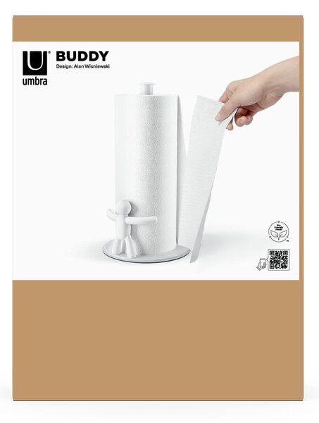 Acél papírtörlő tartó ø 19 cm Buddy – Umbra
