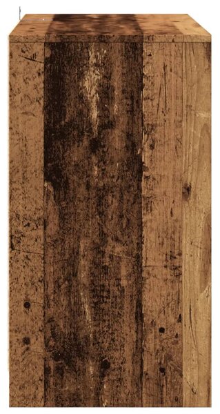 Antik fa színű szerelt fa tálalószekrény 70x41x75 cm