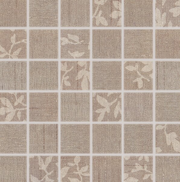 Mozaik Rako Textile barna 30x30 cm matt WDM05103.1