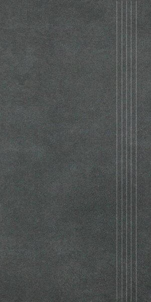 Lépcső Rako Extra fekete 30x60 cm matt DCPSE725.1