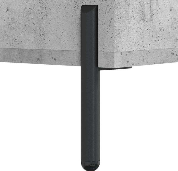 Modern Magas Szekrény - Beton Szürke - 180 cm