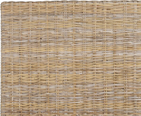 Ágy Rattan SALBRIS 180 x 200 cm Természetes