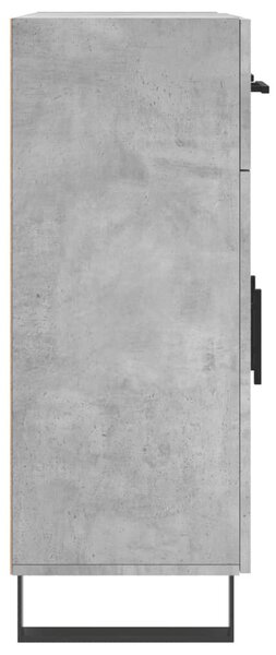 Modern Tálalószekrény - Betonszürke - 69,5x34x90 cm