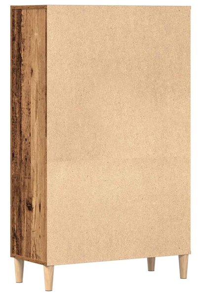 Highboard régi fa 70x31x115 cm gépesített fa
