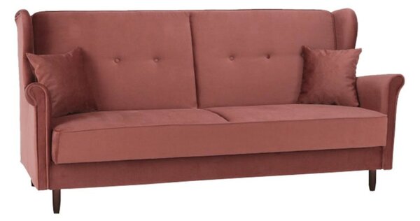 COLUMBUS rózsaszín szövet kanapé