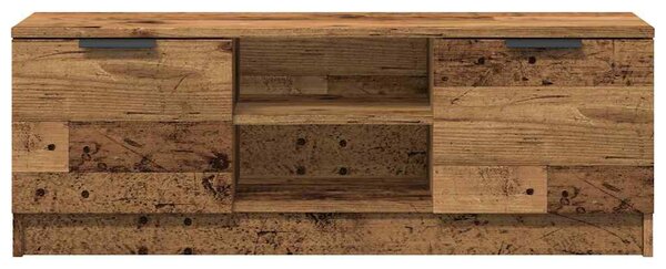 TV szekrény Régi fa 102x35x36,5 cm Gépelt fa