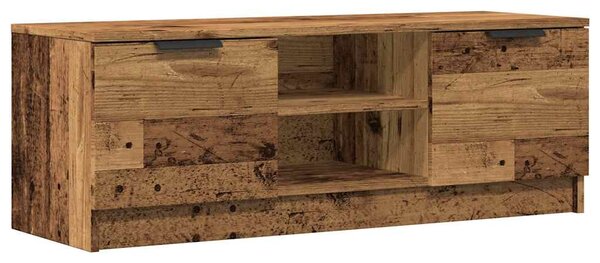 TV szekrény Régi fa 102x35x36,5 cm Gépelt fa
