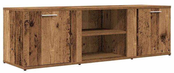 TV szekrény Régi fa 120x34x37 cm Gépelt fa