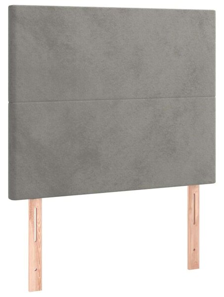 VidaXL Bársony Ágy - 90x190 cm