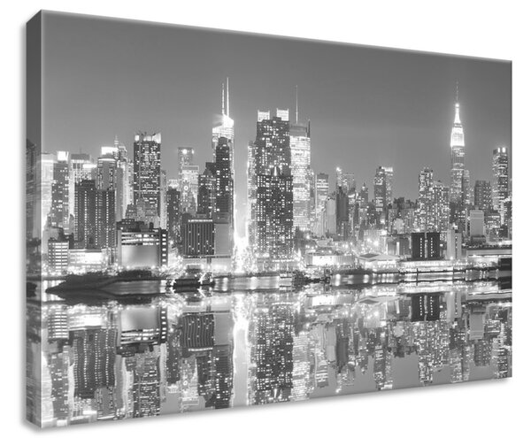 Gario Vászonkép Esti Manhattan Méretek: 30 x 20 cm