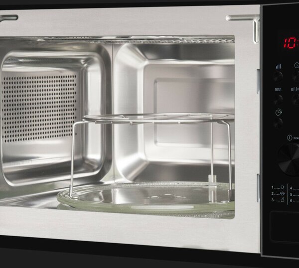 Amica AMGB20E2GB Beépíthető mikróhullámú sűtő, 20L, 700W, Gyermekzár, Fekete
