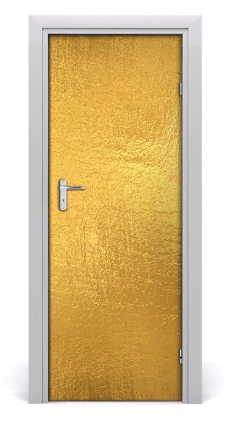 Poszter tapéta ajtóra Arany fólia háttér 95x205