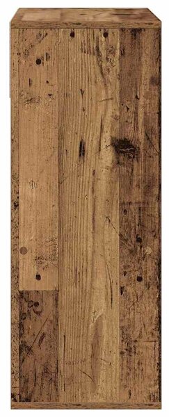 Könyvszekrény antik fa 66x31x80 cm szerelt fa