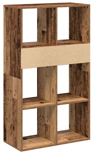 Könyvszekrény antik fa 66x31x112 cm szerelt fa