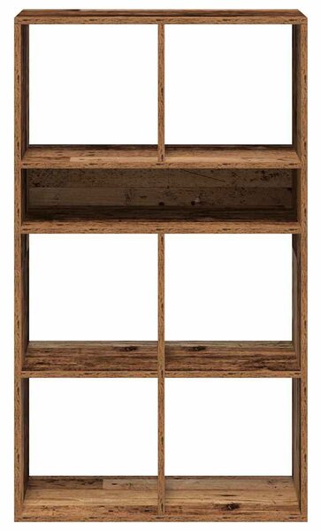 Könyvszekrény antik fa 66x31x112 cm szerelt fa