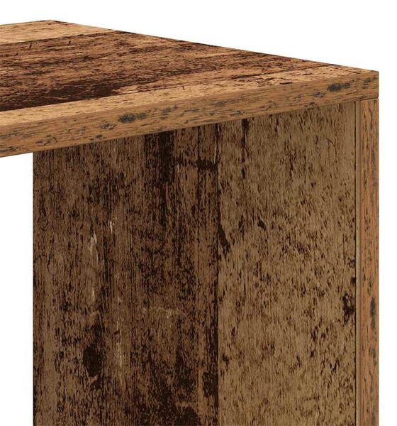 Könyvszekrény antik fa 66x31x112 cm szerelt fa