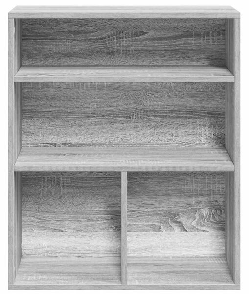 Könyvszekrény szürke sonoma 60x30x71,5 cm szerelt fa