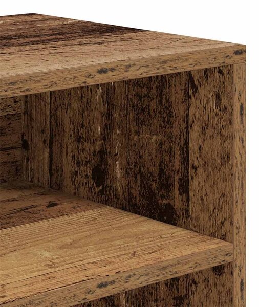 Könyvszekrény antik fa 60x30x71,5 cm szerelt fa