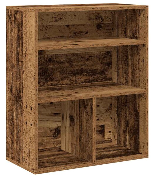 Könyvszekrény antik fa 60x30x71,5 cm szerelt fa