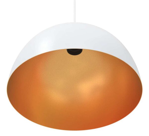Függőlámpák 2 db Állítható magasságú E27 fehér Ø 30 cm Fém