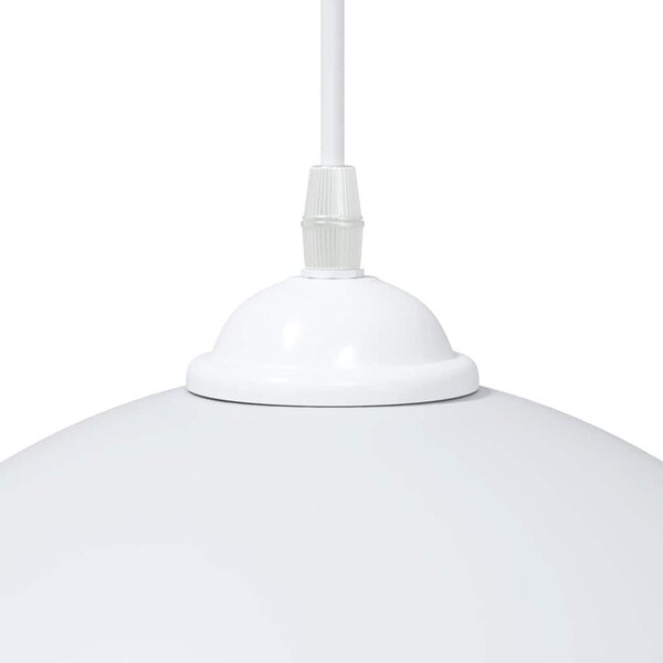Függőlámpák 2 db Állítható magasságú E27 fehér Ø 30 cm Fém