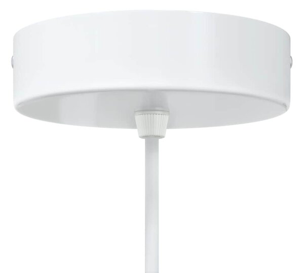 Függőlámpák 2 db Állítható magasságú E27 fehér Ø 30 cm Fém