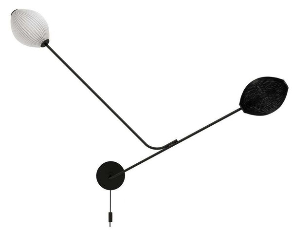 GUBI - Satellite Fali Lámpa Black/White - Lampemesteren