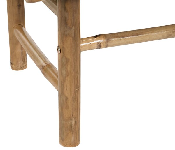 Kerti dohányzóasztal TODI 45 cm 80 cm Bambusz Barna