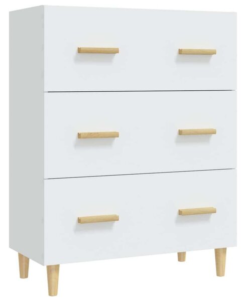 VidaXL fehér szerelt fa tálalóasztal 70 x 34 x 90 cm