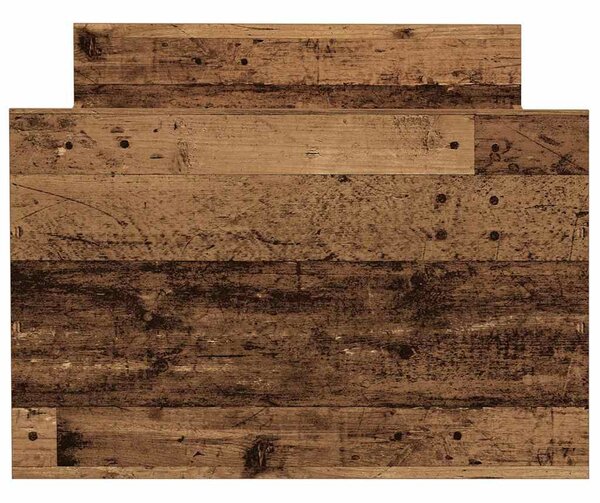 Antik fa szerelt fa ágykeret matrac nélkül 100x200 cm
