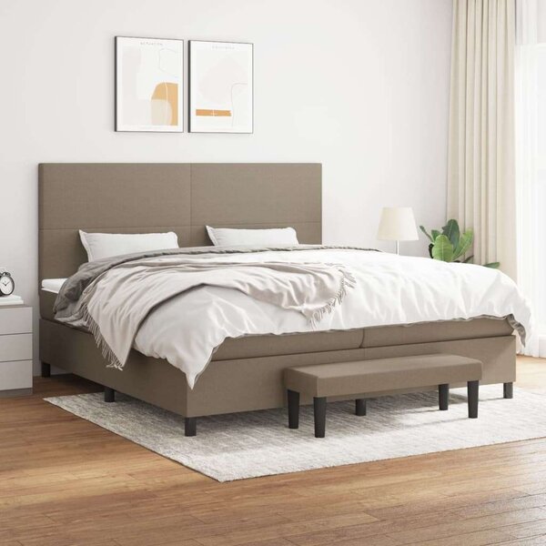 VidaXL 200x200 cm-es Ágy Matraccal és Lábzsámmal