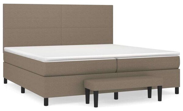 VidaXL 200x200 cm-es Ágy Matraccal és Lábzsámmal