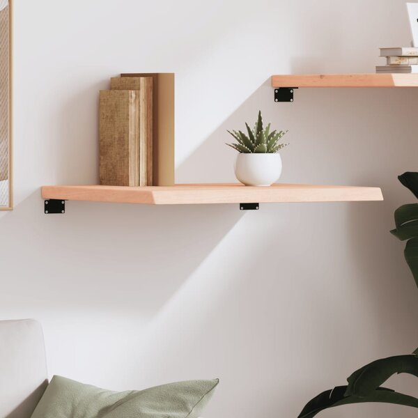 Kezeletlen tömör tölgyfa fali polc 60x50x(2-4) cm