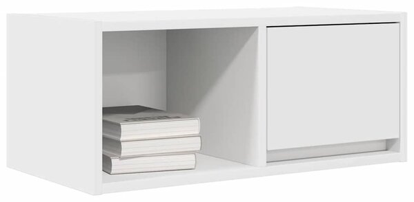 Fehér szerelt fa TV-szekrény 60x31x25,5 cm