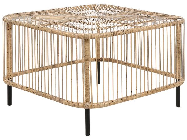 Kerti dohányzóasztal CESENATICO 67 cm 67 cm Rattan Természetes
