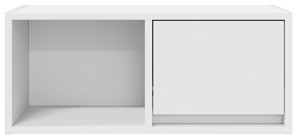 Fehér szerelt fa TV-szekrény 60x31x25,5 cm