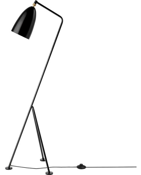 GUBI - Gräshoppa Állólámpa Glossy Black - Lampemesteren