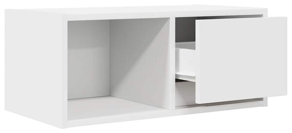 Fehér szerelt fa TV-szekrény 60x31x25,5 cm