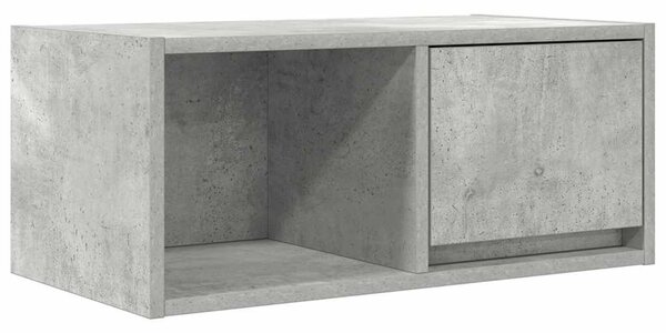 2 db betonszürke szerelt fa TV-szekrény 60x31x25,5 cm