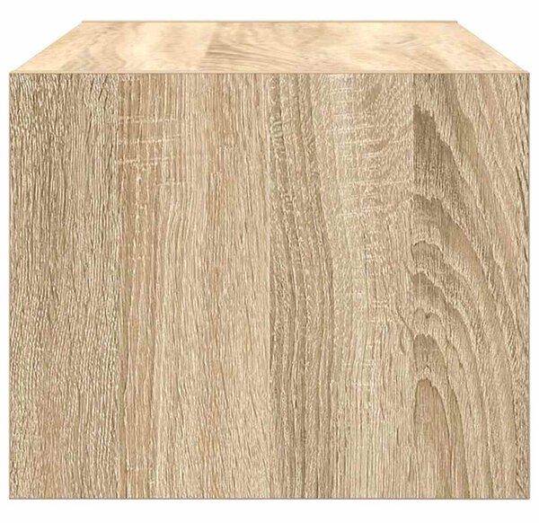 2 db sonoma tölgy színű szerelt fa TV-szekrény 60x31x25,5 cm