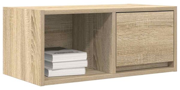 2 db sonoma tölgy színű szerelt fa TV-szekrény 60x31x25,5 cm