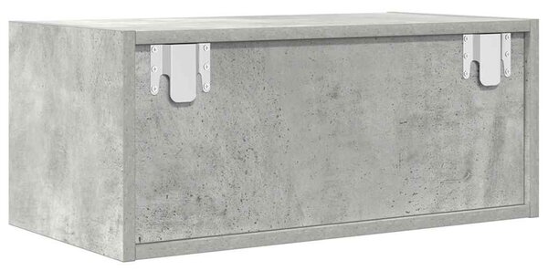 2 db betonszürke szerelt fa TV-szekrény 60x31x25,5 cm