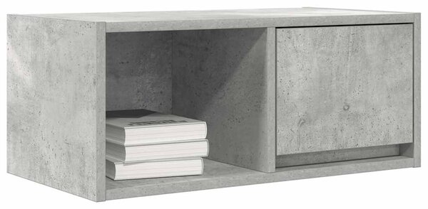 2 db betonszürke szerelt fa TV-szekrény 60x31x25,5 cm