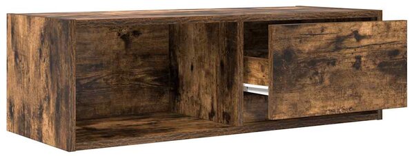 Füstös tölgy színű szerelt fa TV-szekrény 80x31x25,5 cm